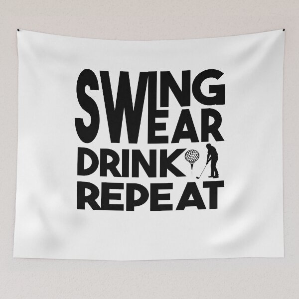 Item preview, Swing Swear Drink Repeat designed and sold by store-12.