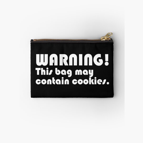 Item preview, Warning this bag may contain cookies designed and sold by pnkpopcorn.