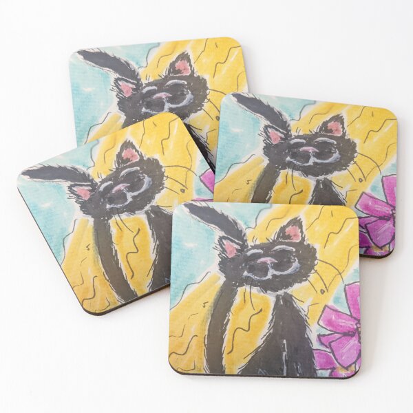 Item preview, Sunshine Black Kittipon designed and sold by GlennArt.