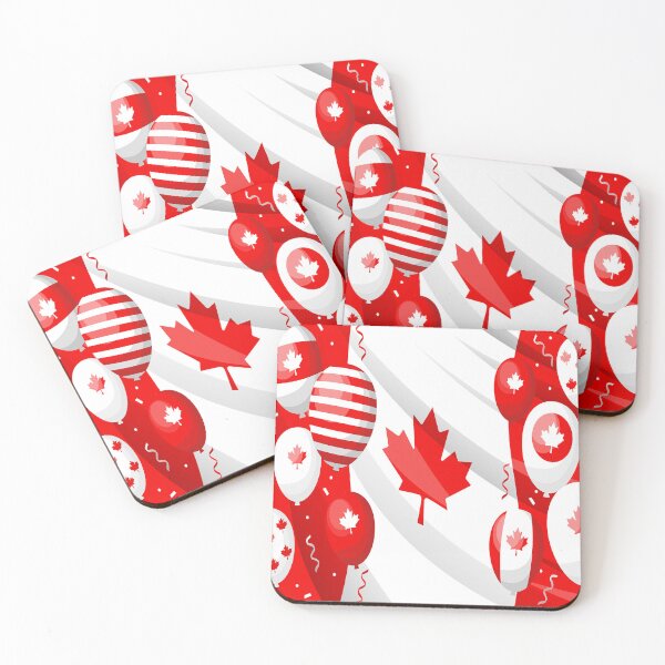 Item preview, Happy Canada Day - Balloons and Leaf designed and sold by Yannik Hay.