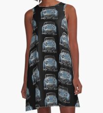 Froggy Blues A-Line Dress