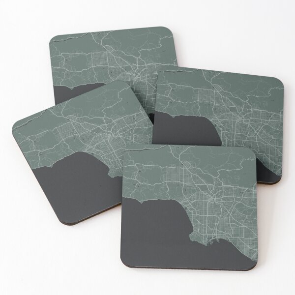 Item preview, Los Angeles United States Map Poster designed and sold by mertcanglz.