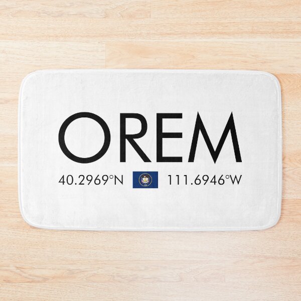 Item preview, Indiana - Orem City Coordinates designed and sold by n0madd.