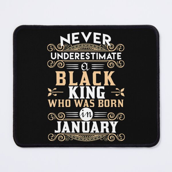 Item preview, Black Kings Are Born In January Birthday Tshirts designed and sold by KaiAkido.