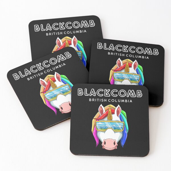 Item preview, Blackcomb British Columbia Usa Ski And Snowboard Unicorn designed and sold by KaiAkido.