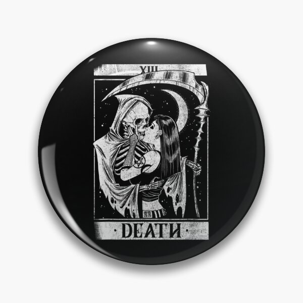 Item preview, Blackcraft Vintage Death The Grim Reaper Kiss Tarot Card designed and sold by KaiAkido.