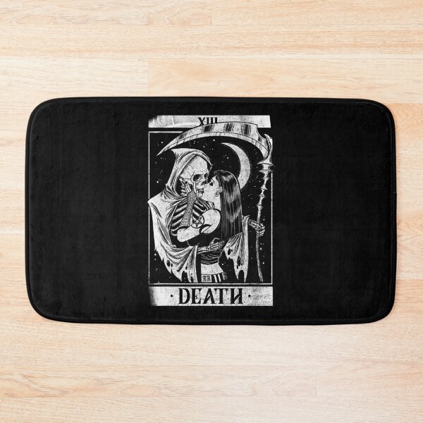 Item preview, Blackcraft Vintage Death The Grim Reaper Kiss Tarot Card designed and sold by KaiAkido.