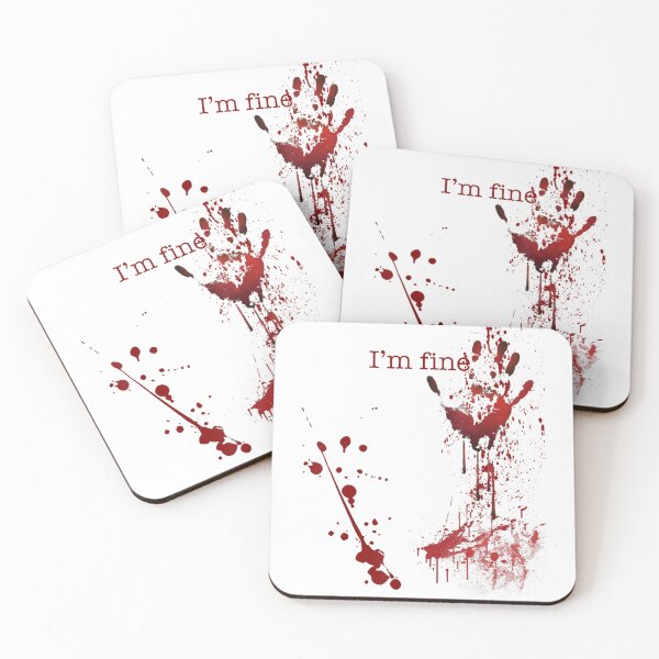 Item preview, Bloody Halloween I'm Fine designed and sold by KaiAkido.