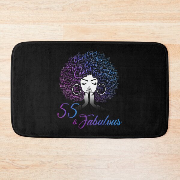 Item preview, 55 & Fabulous Afro Hair Black Women 55th Birthday Gifts designed and sold by RichardMarkham.
