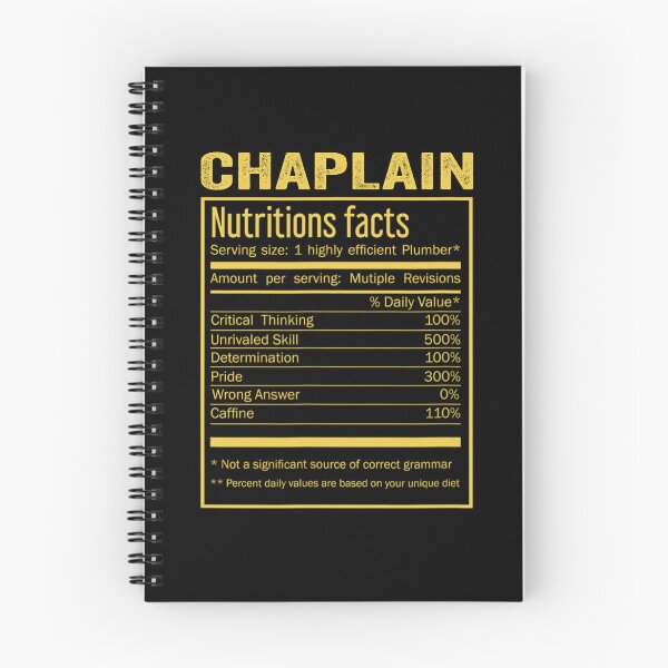 Item preview, Mens Womens chaplain birthday Gifts Shirt,Cool chaplain Funny Nutrition Facts Mens Womens Christmas Fathers Days Gift, chaplain Nutrition Facts designed and sold by xlnv.