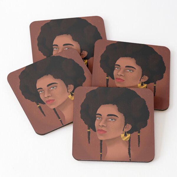 Aperçu de l'œuvre reine afro créée et vendue par Rebekka Schönefuß.