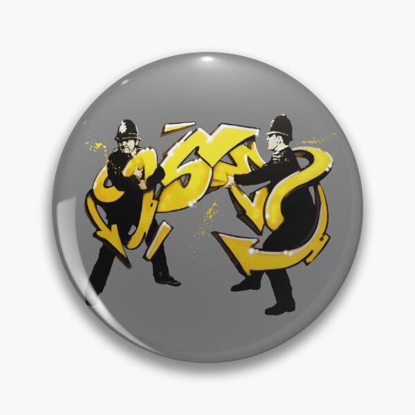 Item preview, Cops Arresting Graffiti Artwork - Banksy designed and sold by WE-ARE-BANKSY.