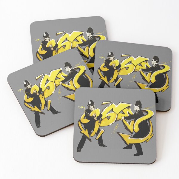 Item preview, Cops Arresting Graffiti Artwork - Banksy designed and sold by WE-ARE-BANKSY.