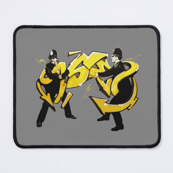 Item preview, Cops Arresting Graffiti Artwork - Banksy designed and sold by WE-ARE-BANKSY.