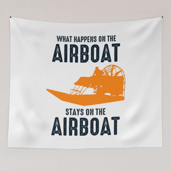 Item preview, Airboat Fanboat Airboating Planeboat Swamp boat designed and sold by CuteDesigns1.