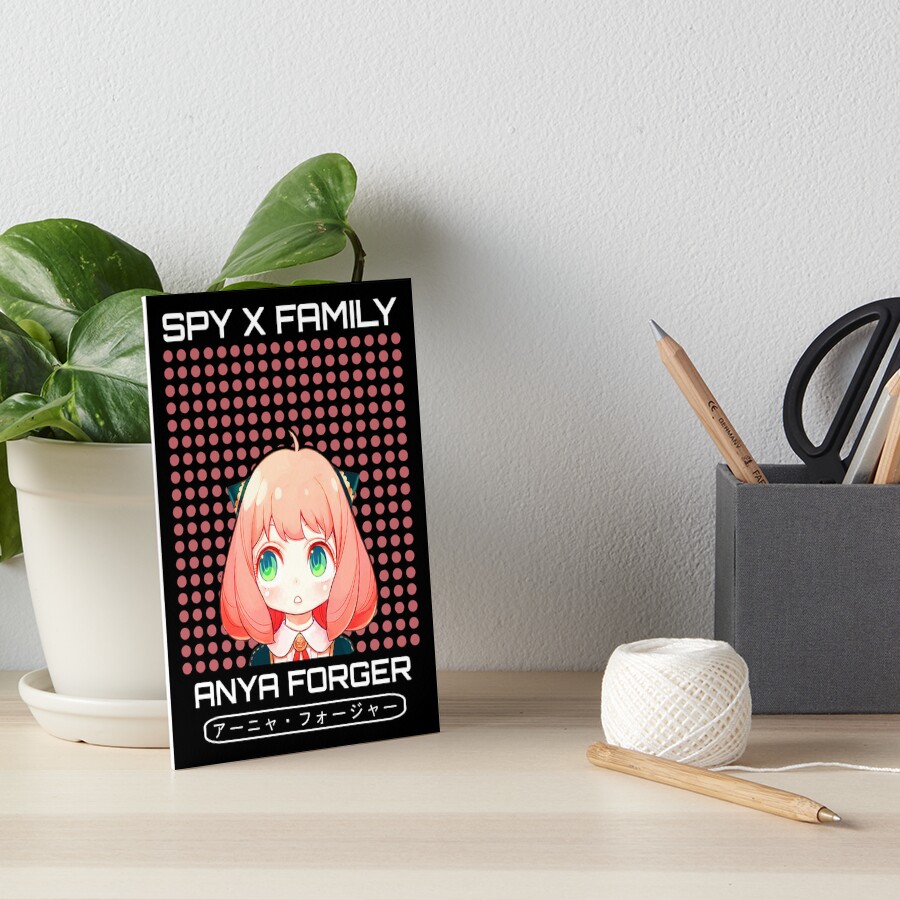 "SPY X FAMILY - ANYA FORGER" Art Board Print by TRIANGLEDOWN | Redbubble