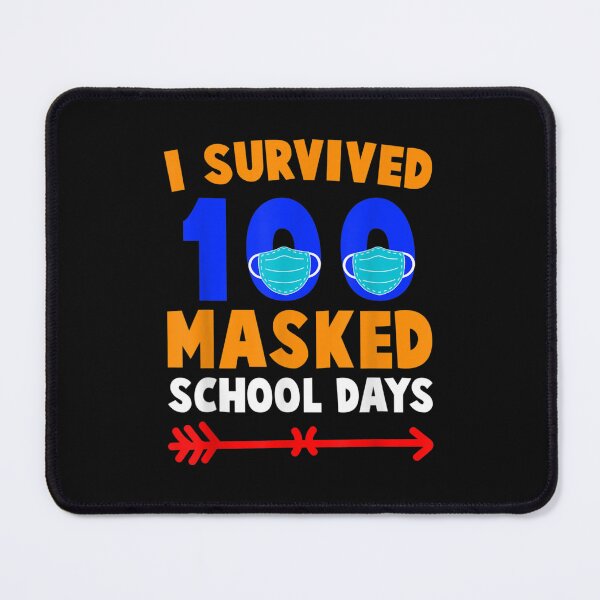 Item preview, 100 Day Of School I Survived 100 Days Of Masked School Gift designed and sold by RichardMarkham.