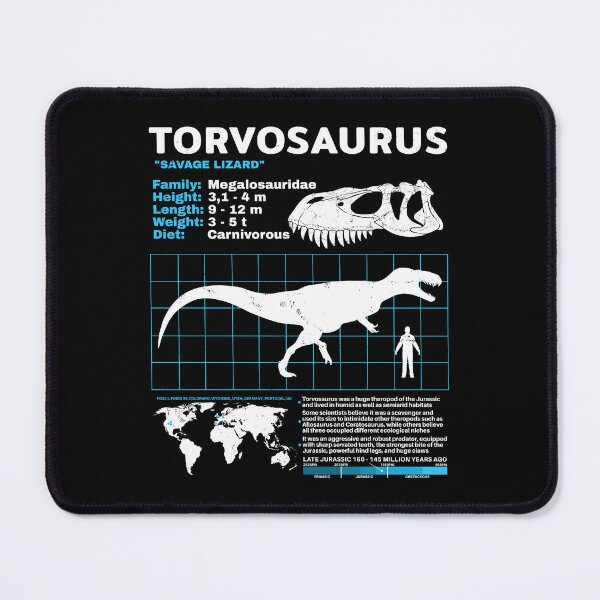 Item preview, Torvosaurus data sheet designed and sold by NicGrayGraphic.