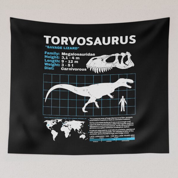 Item preview, Torvosaurus data sheet designed and sold by NicGrayGraphic.