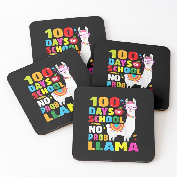 Item preview, 100 Days of School  No Probllama Llama 100th day designed and sold by RichardMarkham.