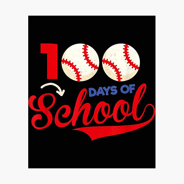Item preview, 100 Days of School Apparel 100th Day Baseball Teacher Kids designed and sold by RichardMarkham.