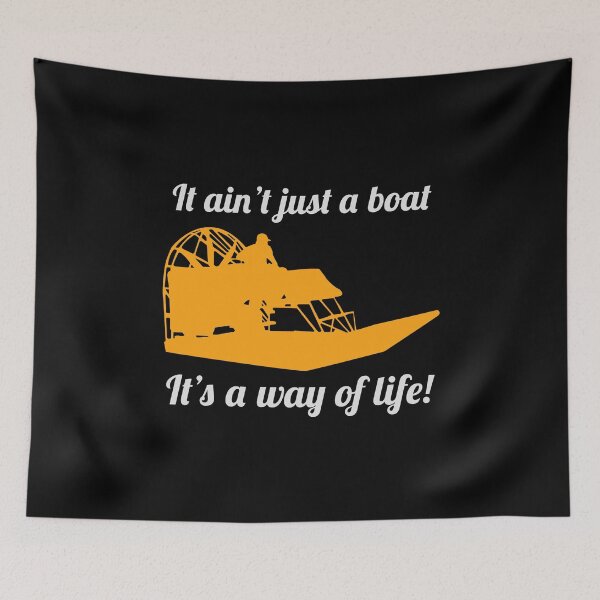 Item preview, Airboat Fanboat Airboating Planeboat Swamp boat designed and sold by CuteDesigns1.
