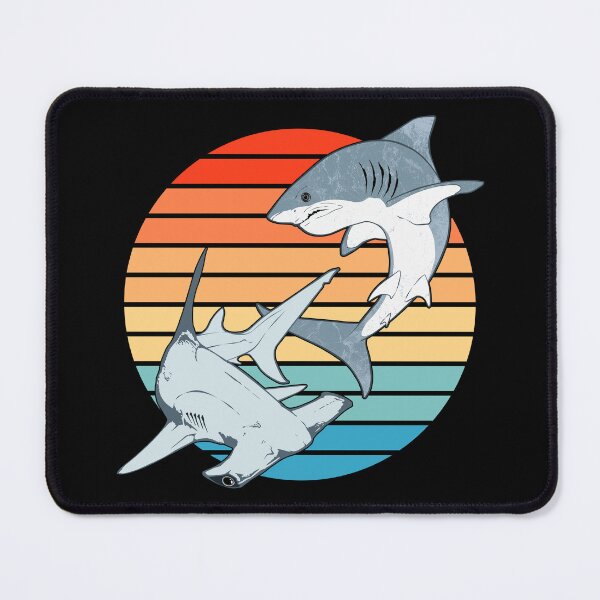 Item preview, Hammerhead and Great White Shark designed and sold by NicGrayGraphic.