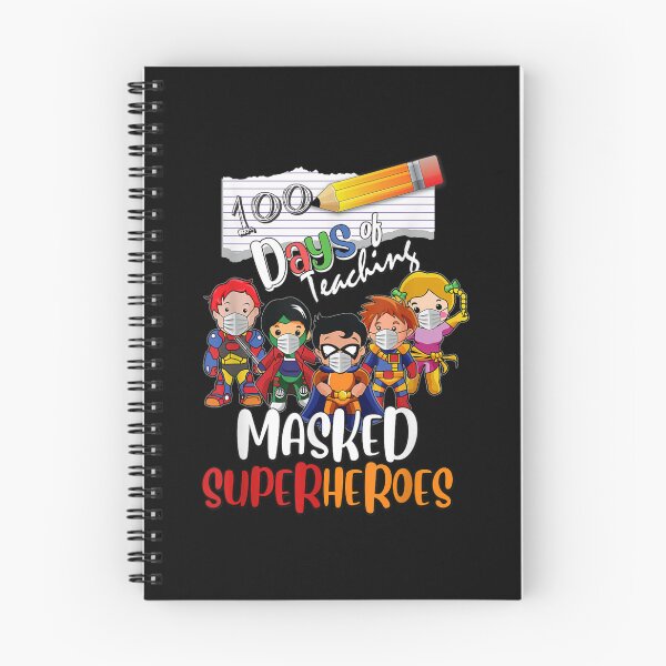 Item preview, 100 Days of Teaching Masked Superheroes Virtual Teacher Gift designed and sold by RichardMarkham.