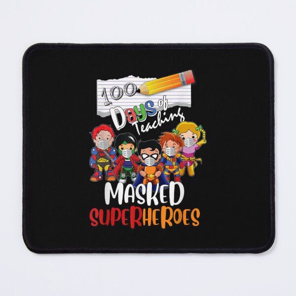 Item preview, 100 Days of Teaching Masked Superheroes Virtual Teacher Gift designed and sold by RichardMarkham.