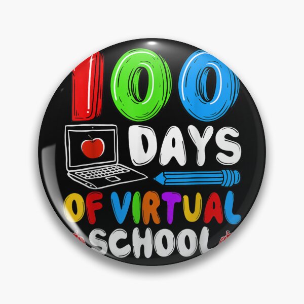 Item preview, 100 Days Of Virtual School - Funny 100th Day Of School 2021 designed and sold by RichardMarkham.