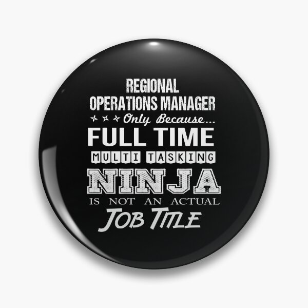 Item preview, Regional Operations Manager T Shirt - Multitasking Ninja Job Gift Item Tee designed and sold by watkinsmat.