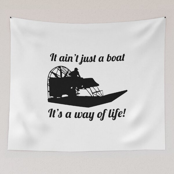 Item preview, Airboat Fanboat Airboating Planeboat Swamp boat designed and sold by CuteDesigns1.