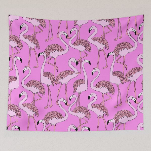 Artikelvorschau, Rosa Flamingos entworfen und verkauft von TotallyRetroArt.