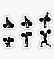 Pegatina Clean and Jerk - Pasos