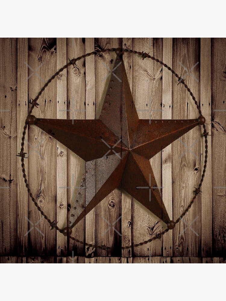 primitive western country barn wood grunge texas star by lfang77