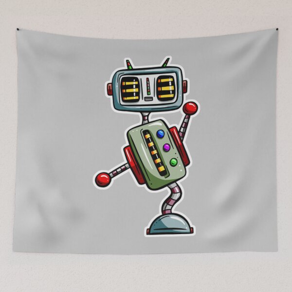 Item preview, Robot T-ShirtDancing Cartoon Robot designed and sold by MariaCasesy.