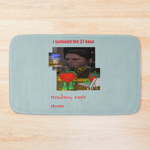 Item preview, i survived jerma_s 37 hour strawberry magic stream   designed and sold by VictorAlberT.