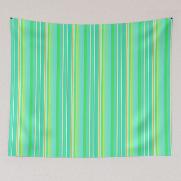 Item preview, August color palette | Green lines pattern designed and sold by lausn.