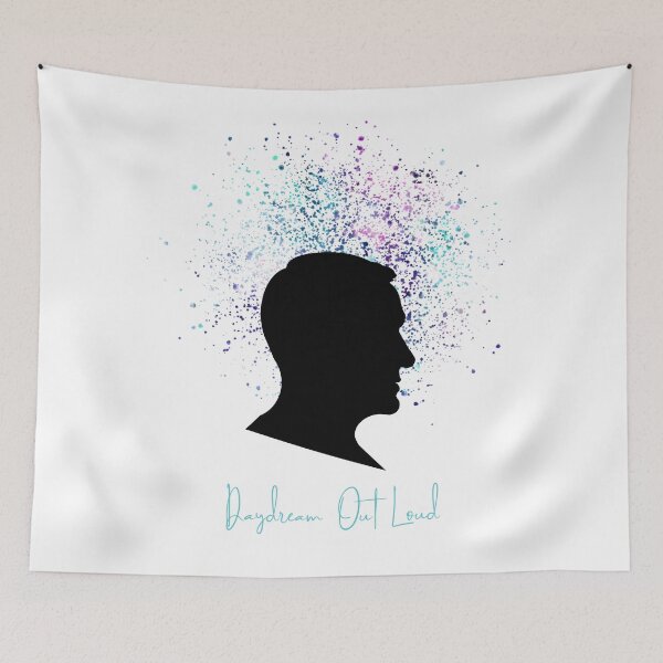 Item preview, Daydream Out Loud - Male Silhouette designed and sold by T-WoodCreations.