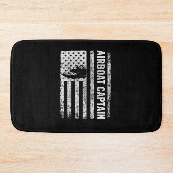 Item preview, American Flag USA Airboat Airboating Captain designed and sold by CuteDesigns1.