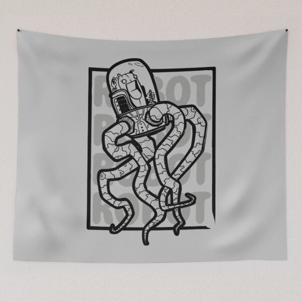 Item preview, Robot T-Shirtrobot metal kraken designed and sold by MariaCasesy.