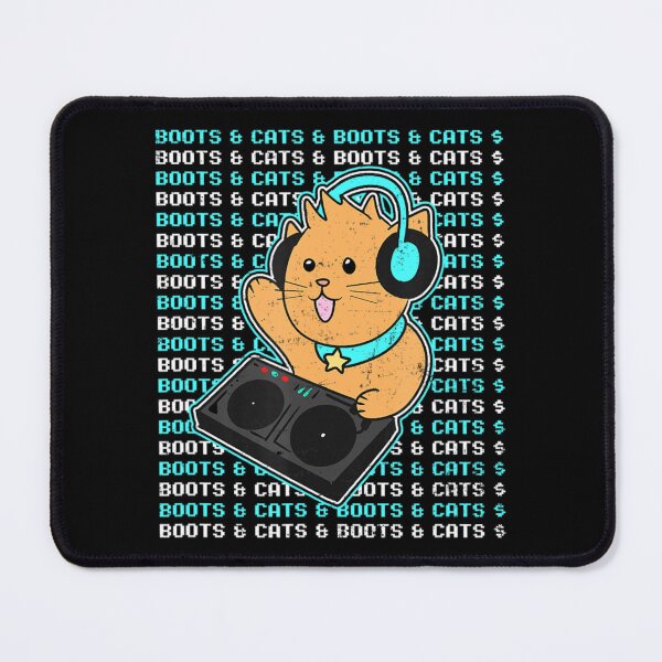 Item preview, Boots And Cats Cat Dj designed and sold by AkidoSota.