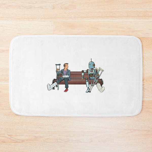 Item preview, Vintage Robot T-ShirtHuman And Robot With Broken Legs designed and sold by MariaCasesy.