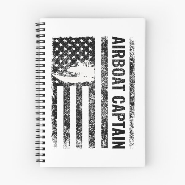 Item preview, American Flag USA Airboat Airboating Captain designed and sold by CuteDesigns1.