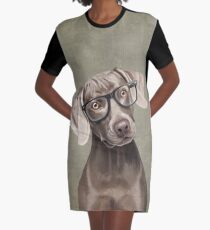Mr Weimaraner Graphic T-Shirt Dress