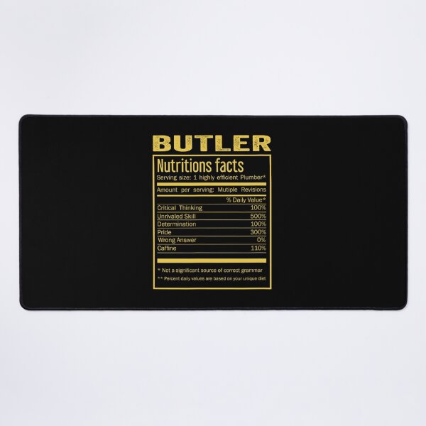 Item preview, Mens Womens butler birthday Gifts Shirt,Cool butler Funny Nutrition Facts Mens Womens Christmas Fathers Days Gift, butler Nutrition Facts designed and sold by xlnv.