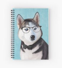 Mr Siberian Husky Spiral Notebook