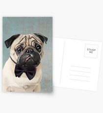 Mr Pug Postcards