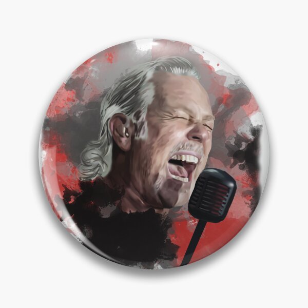 Item preview, Metallica James Illustration designed and sold by Jennifer Sepúlveda.