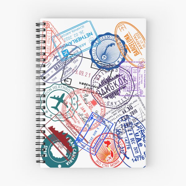 Item preview, Passport visa stamps designed and sold by 3leggeddogg.